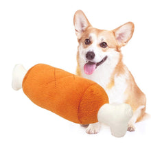 Load image into Gallery viewer, Dog Toys Puppy Pet Play Chew Toys Chicken Legs Plush Squeaky Toy For Dogs Cats Pets Pet Products Supplies
