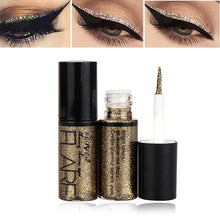 Load image into Gallery viewer, Professional New Shiny Eye Liners Cosmetics for Women Pigment Silver Rose Gold Color Liquid Glitter Eyeliner Cheap Makeup Beauty
